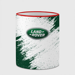 Кружка 3D Land Rover, цвет: 3D-красный кант — фото 2