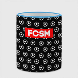 Кружка 3D FCSM Supreme, цвет: 3D-небесно-голубой кант — фото 2