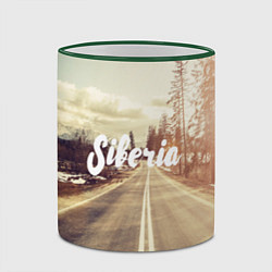 Кружка 3D Siberia Way, цвет: 3D-зеленый кант — фото 2