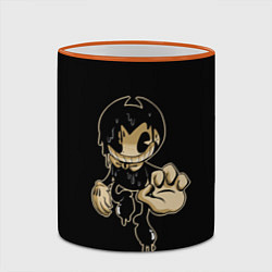 Кружка 3D Bendy and the ink machine, цвет: 3D-оранжевый кант — фото 2