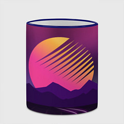 Кружка 3D Digital Sun, цвет: 3D-синий кант — фото 2