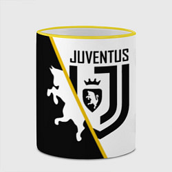 Кружка 3D FC Juventus: Football Point, цвет: 3D-желтый кант — фото 2