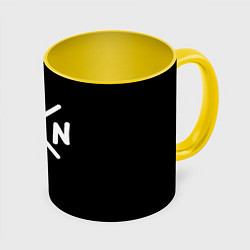 Кружка 3D Markul Logo, цвет: 3D-белый + желтый