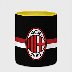 Кружка 3D AC Milan 1899, цвет: 3D-белый + желтый — фото 2