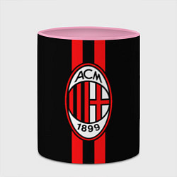 Кружка 3D AC Milan 1899, цвет: 3D-белый + розовый — фото 2