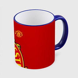Кружка 3D FC Man United: Red Exclusive, цвет: 3D-синий кант