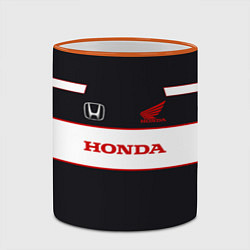 Кружка 3D Honda Sport, цвет: 3D-оранжевый кант — фото 2