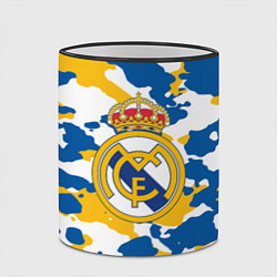 Кружка 3D Real Madrid: Camo, цвет: 3D-черный кант — фото 2