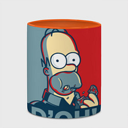 Кружка 3D Homer Simpson DOH!, цвет: 3D-белый + оранжевый — фото 2