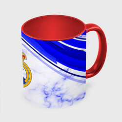 Кружка 3D Real Madrid, цвет: 3D-белый + красный