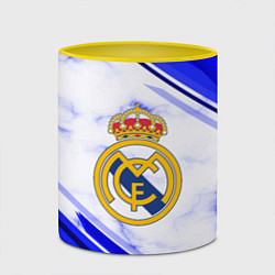 Кружка 3D Real Madrid, цвет: 3D-белый + желтый — фото 2