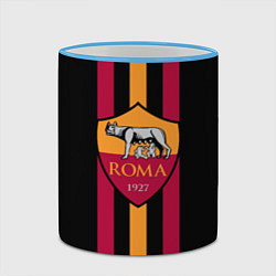 Кружка 3D FC Roma 1927, цвет: 3D-небесно-голубой кант — фото 2