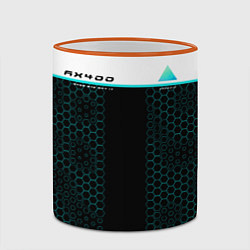 Кружка 3D AX400: Detroit Human, цвет: 3D-оранжевый кант — фото 2