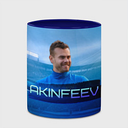 Кружка 3D Akinfeev, цвет: 3D-белый + синий — фото 2