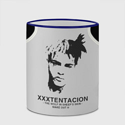 Кружка 3D XXXTentacion RIP, цвет: 3D-синий кант — фото 2