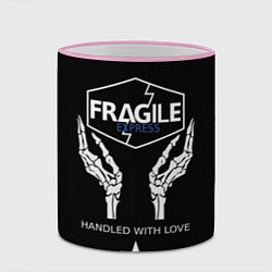 Кружка 3D Death Stranding: Fragile Express, цвет: 3D-розовый кант — фото 2