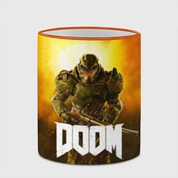 Кружка 3D DOOM: Soldier, цвет: 3D-оранжевый кант — фото 2