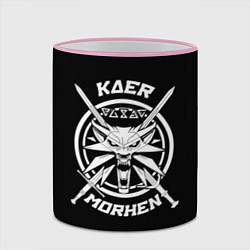 Кружка 3D The Witcher: Kaer Morhen, цвет: 3D-розовый кант — фото 2