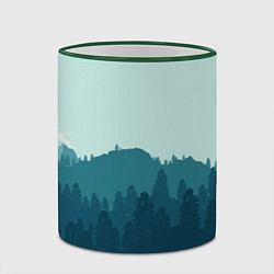Кружка 3D Firewatch Wood, цвет: 3D-зеленый кант — фото 2