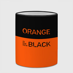 Кружка 3D Orange Is the New Black цвета 3D-черный кант — фото 2
