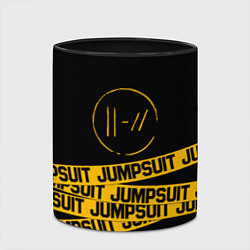 Кружка 3D Twenty One Pilots: Jumpsuit, цвет: 3D-белый + черный — фото 2