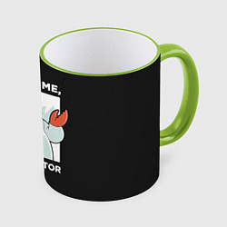 Кружка 3D Zoidberg: Trust Me, цвет: 3D-светло-зеленый кант