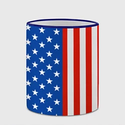 Кружка 3D American Patriot, цвет: 3D-синий кант — фото 2