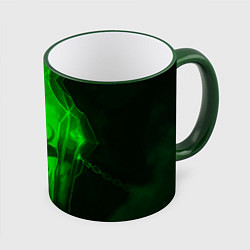 Кружка 3D Демон легиона, цвет: 3D-зеленый кант
