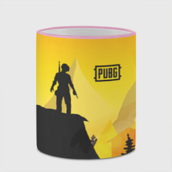 Кружка 3D PUBG: Sunrise, цвет: 3D-розовый кант — фото 2