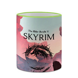 Кружка 3D The Elder Scrolls, цвет: 3D-светло-зеленый кант — фото 2