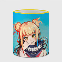 Кружка 3D My Hero Academia Himiko Toga, цвет: 3D-желтый кант — фото 2