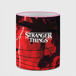 Кружка 3D Stranger Things: Red Dream, цвет: 3D-розовый кант — фото 2
