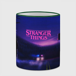 Кружка 3D Stranger Things: Neon Road, цвет: 3D-зеленый кант — фото 2