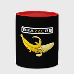 Кружка 3D Brazzers: Black Banana, цвет: 3D-белый + красный — фото 2