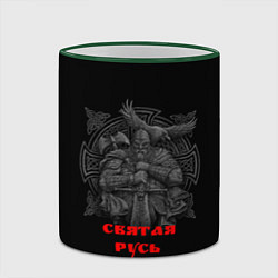 Кружка 3D Святая Русь, цвет: 3D-зеленый кант — фото 2