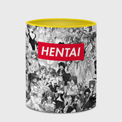 Кружка 3D HENTAI, цвет: 3D-белый + желтый — фото 2