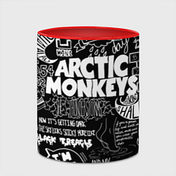 Кружка 3D Arctic Monkeys: I'm in a Vest, цвет: 3D-белый + красный — фото 2