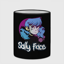 Кружка 3D Sally Face: Dead Smile, цвет: 3D-черный кант — фото 2