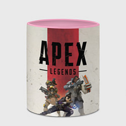 Кружка 3D Apex Legends, цвет: 3D-белый + розовый — фото 2