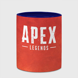 Кружка 3D Apex Legends: Red Logo, цвет: 3D-белый + синий — фото 2