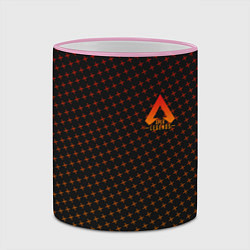 Кружка 3D Apex Legends: Orange Dotted, цвет: 3D-розовый кант — фото 2