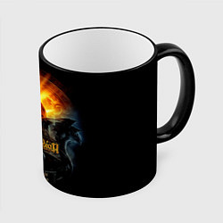 Кружка 3D Blind Guardian: Guide to Space, цвет: 3D-черный кант