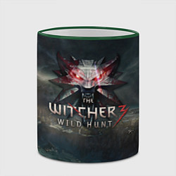 Кружка 3D The Witcher 3: Wild Hunt, цвет: 3D-зеленый кант — фото 2