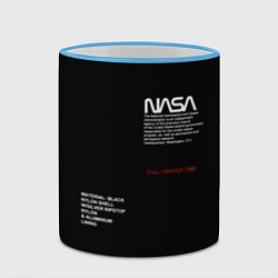 Кружка 3D NASA, цвет: 3D-небесно-голубой кант — фото 2