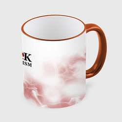 Кружка 3D Не люблю капитализм!, цвет: 3D-оранжевый кант