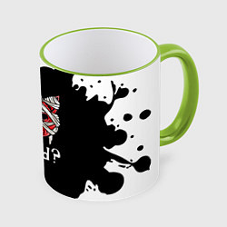Кружка 3D Ну что, страшно?, цвет: 3D-светло-зеленый кант