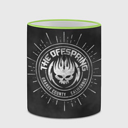 Кружка 3D The Offspring, цвет: 3D-светло-зеленый кант — фото 2