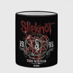 Кружка 3D Slipknot 1995, цвет: 3D-черный кант — фото 2