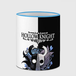 Кружка 3D Hollow Knight Black & White, цвет: 3D-небесно-голубой кант — фото 2