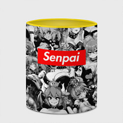 Кружка 3D Senpai Bouzette, цвет: 3D-белый + желтый — фото 2